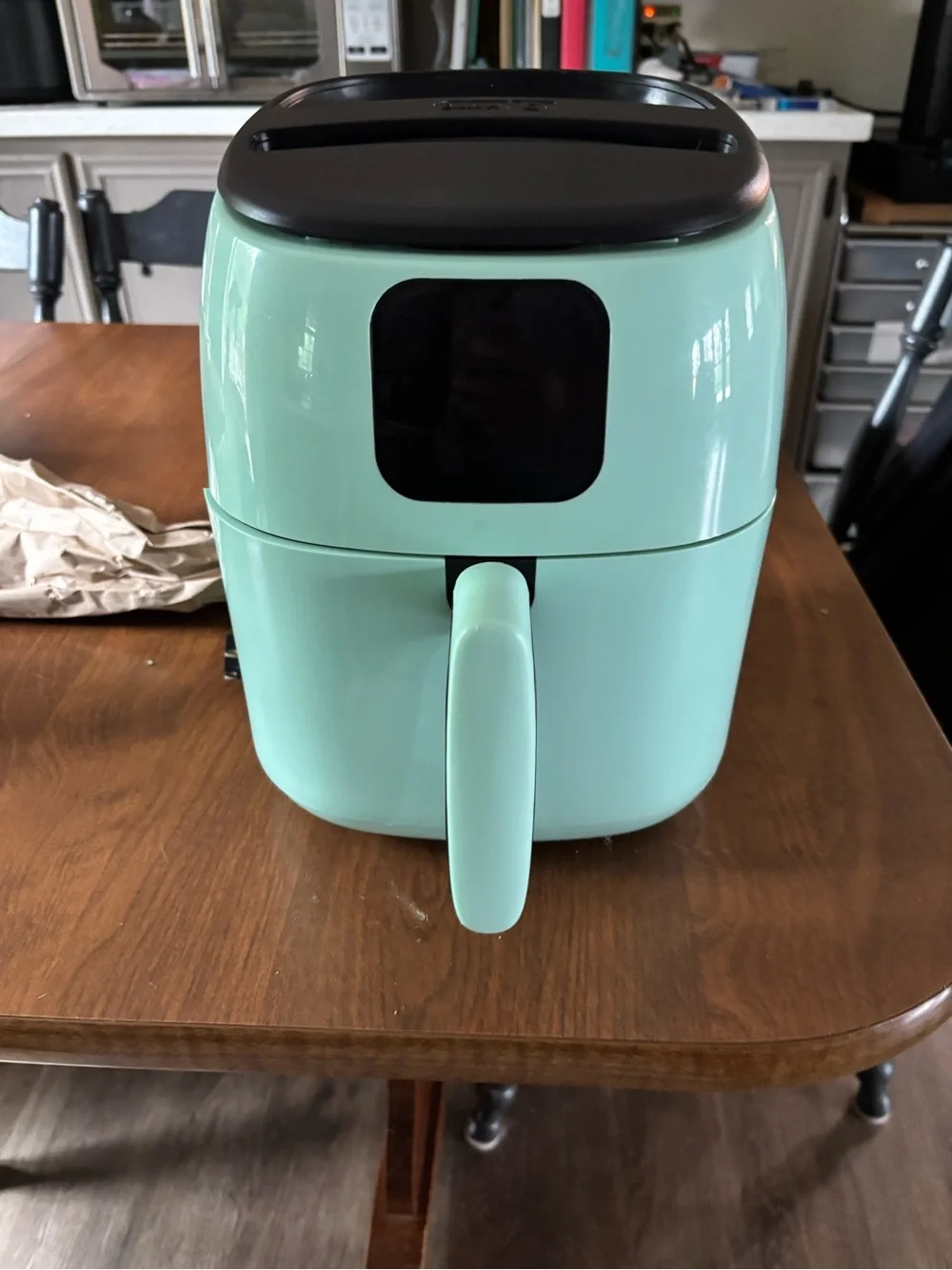 Mint Green Air Fryer - Compact Countertop Cooker dash 2.6Qt